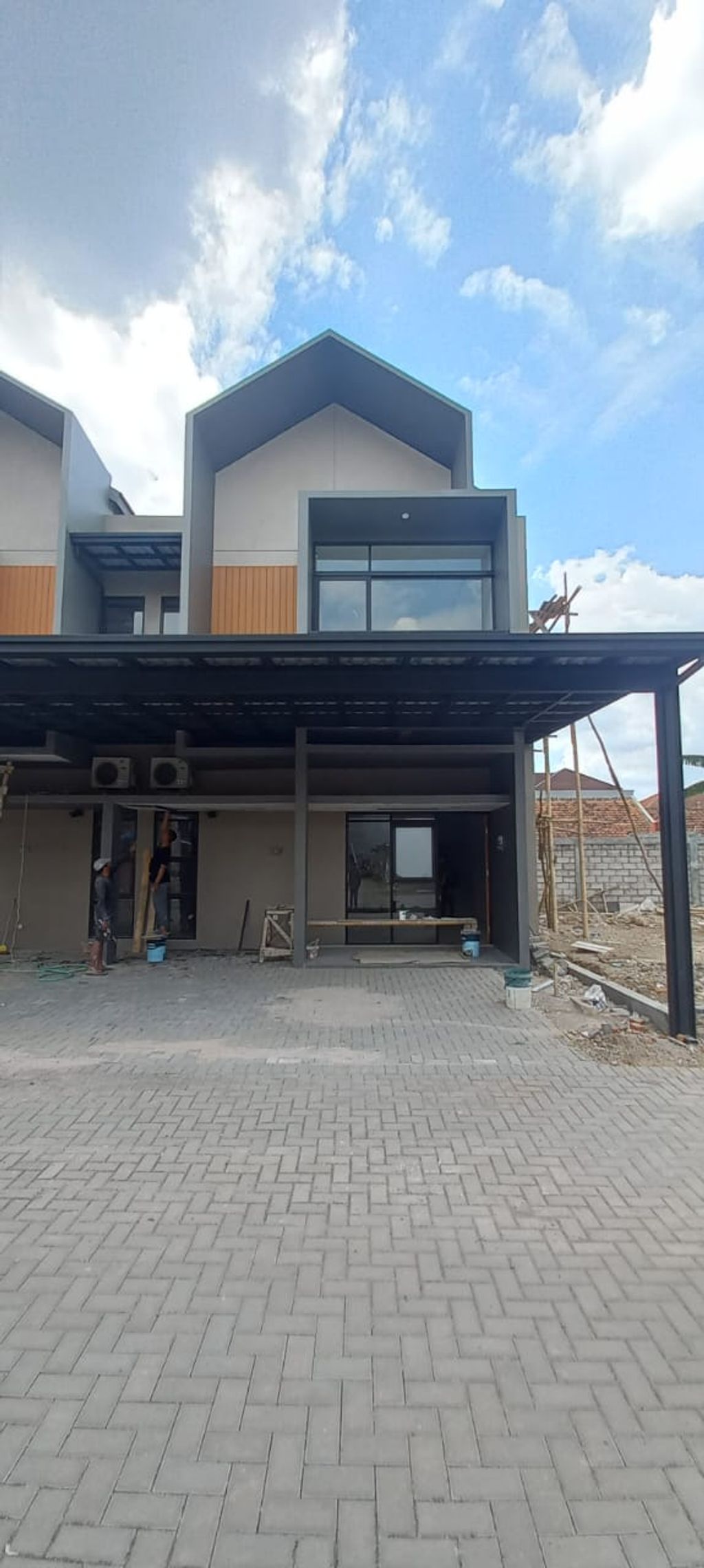 foto tampak rumah tipe 120 (A10) perumahan Kopo Harmonis Townhouse