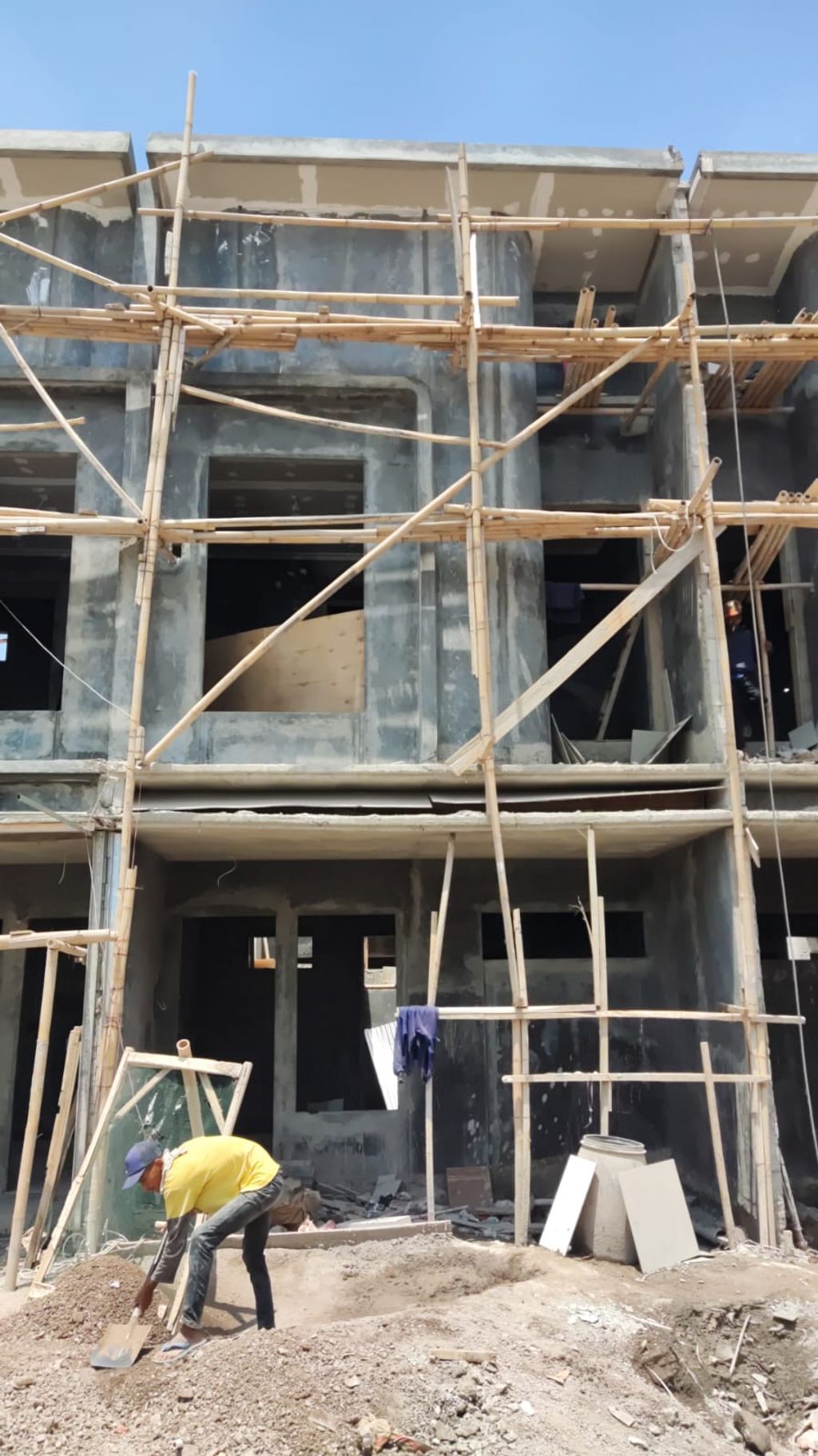 foto tampak rumah tipe 60 New Compact HC Classic (3KT) (688) perumahan G-Land Arcadia Buahbatu