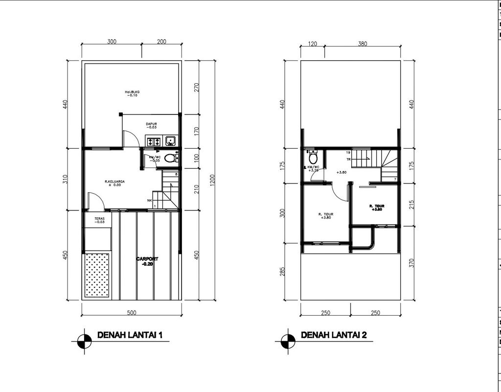 foto denah rumah tipe 60 New Compact HC Classic (3KT) (688) perumahan G-Land Arcadia Buahbatu