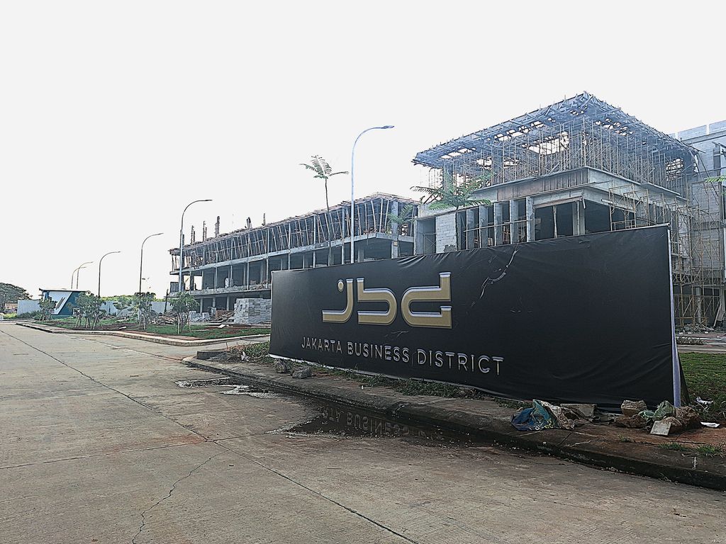 foto gerbang perumahan Jakarta Business District (JBD)