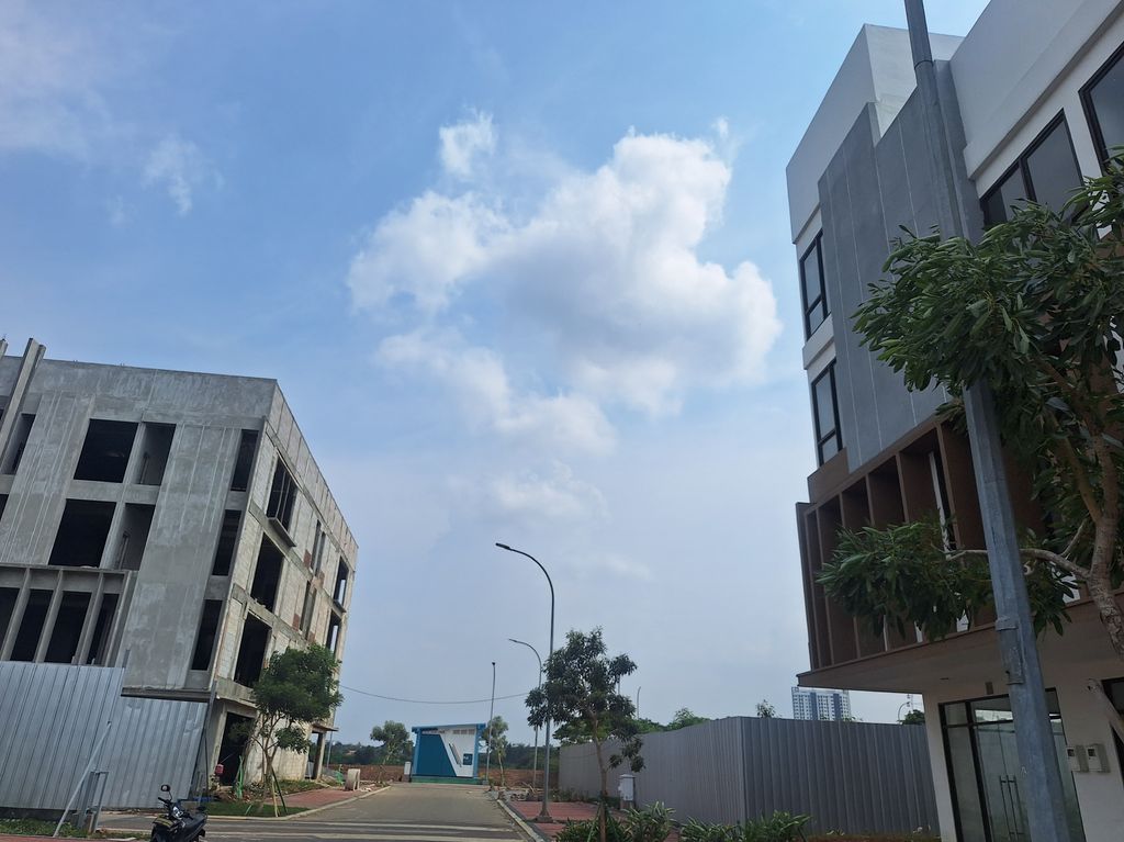 foto posisi tengah perumahan Jakarta Business District (JBD)