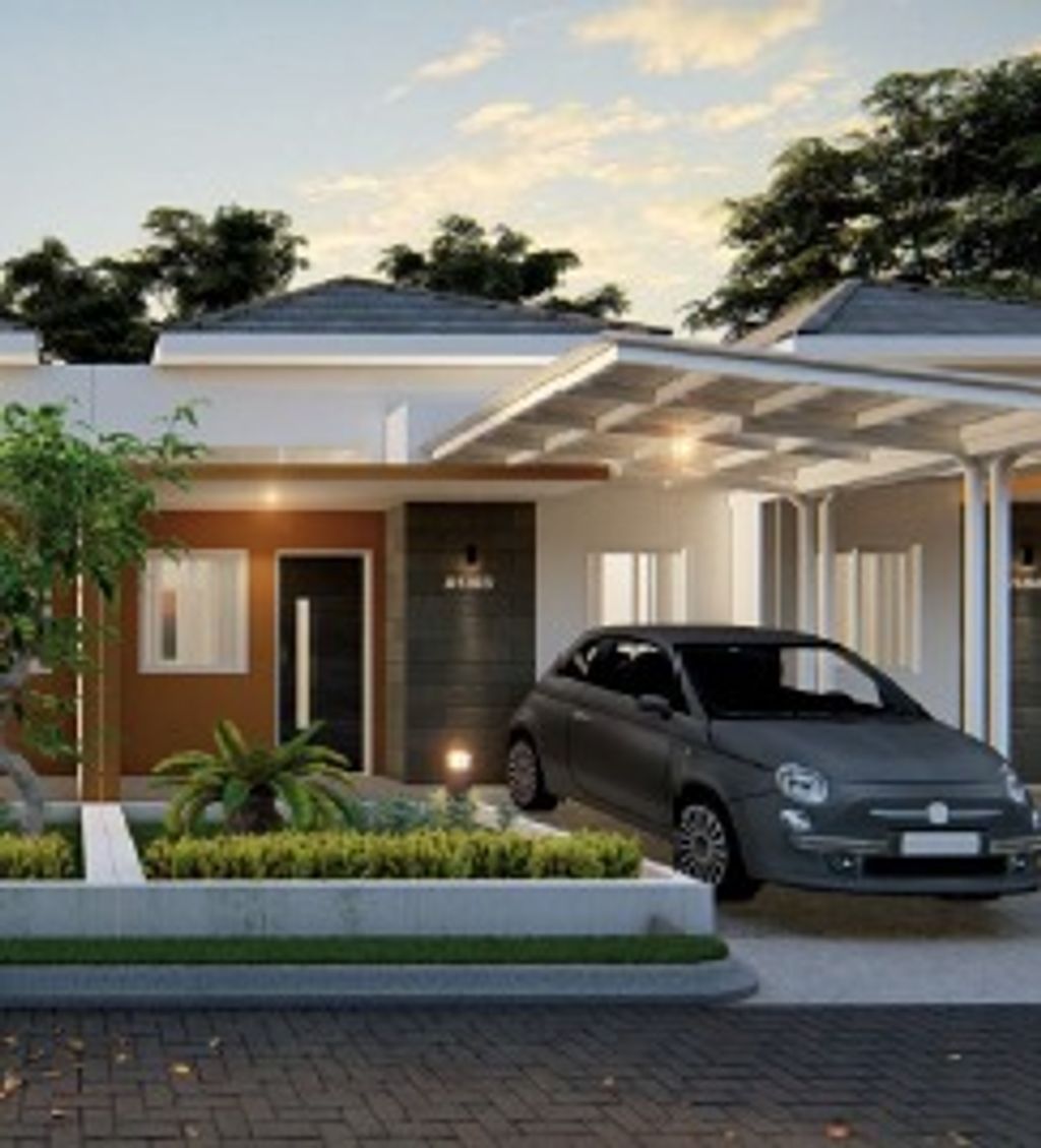 foto tampak rumah tipe 36/127 perumahan THE VILLAS Rukun Senior Living