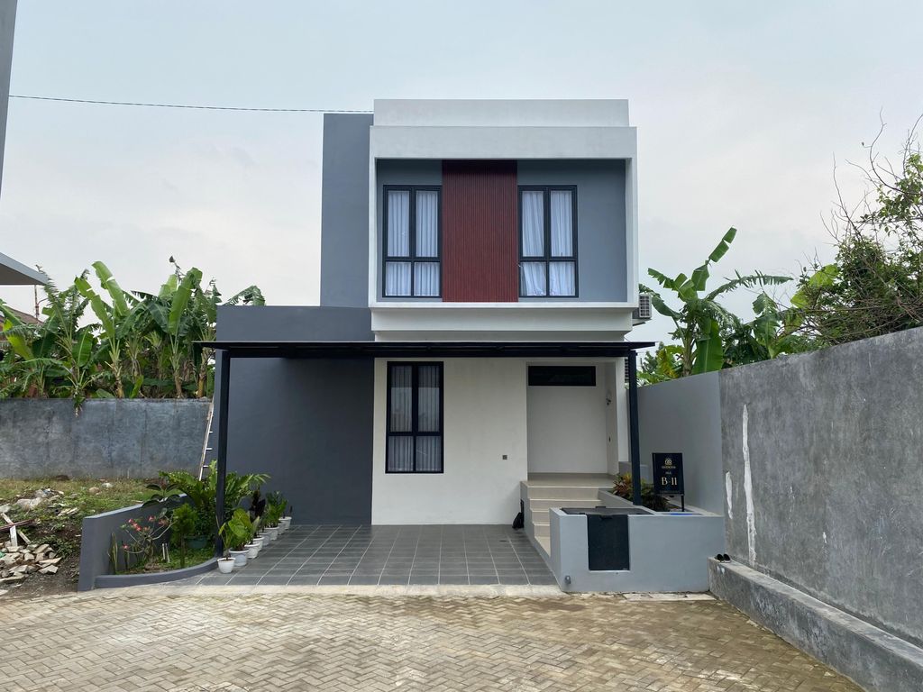 foto tampak rumah tipe 60/84 (Gang) perumahan Golden Star Bumiayu