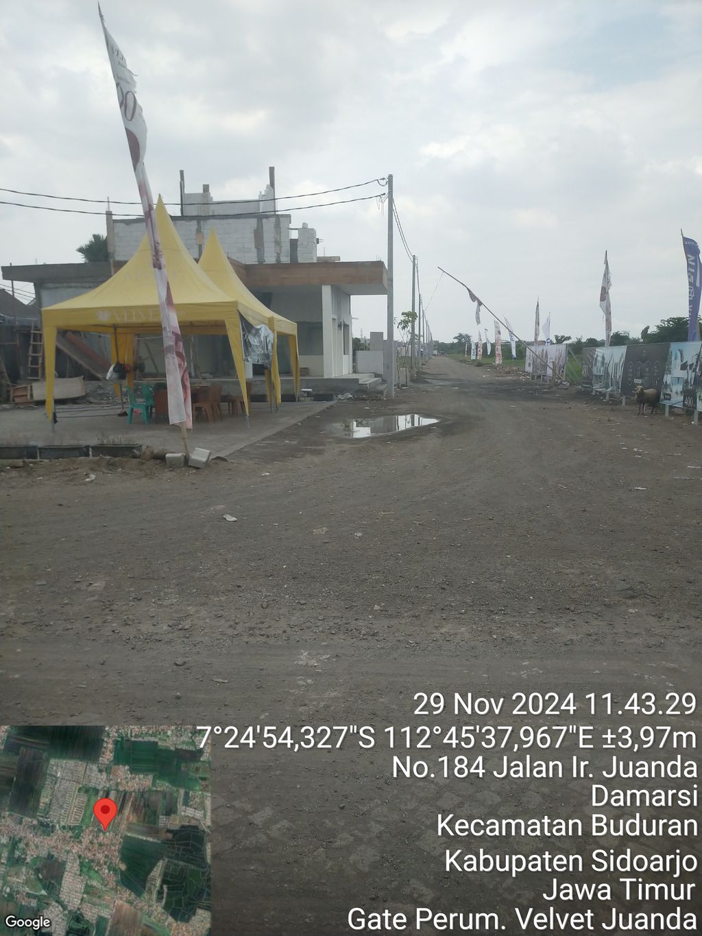 foto gerbang perumahan Velvet Juanda