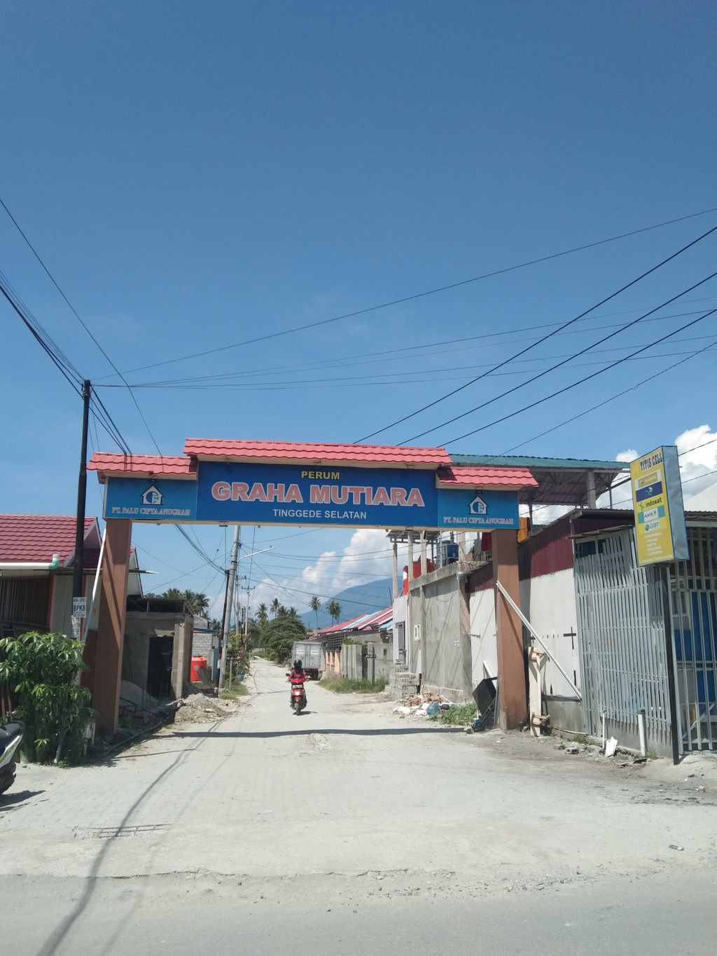 foto gerbang perumahan GRAHA MUTIARA BLOK D3