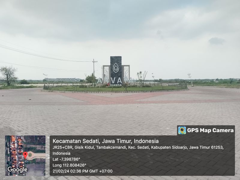 foto gerbang perumahan The Anvaya Juanda