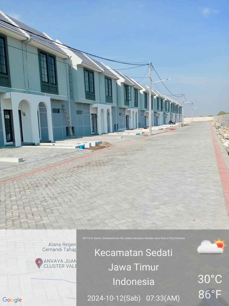 foto posisi tengah perumahan The Anvaya Juanda