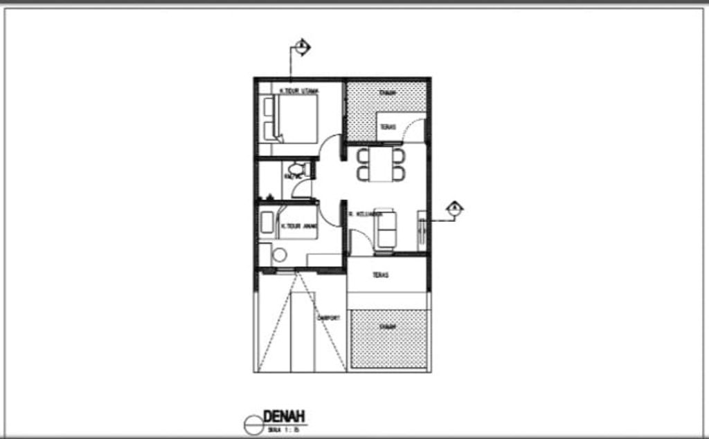 foto denah rumah tipe BLUEBELL perumahan Puri Jaya 18