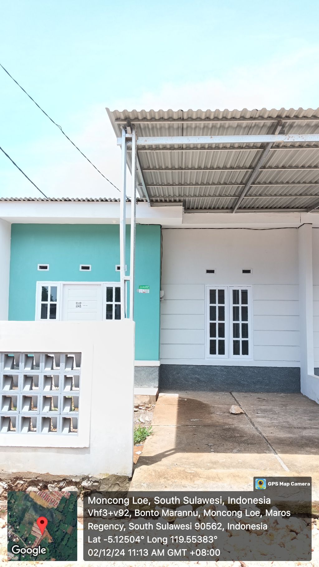 foto tampak rumah tipe 32/72 perumahan ASERA RESIDENCE TAHAP II