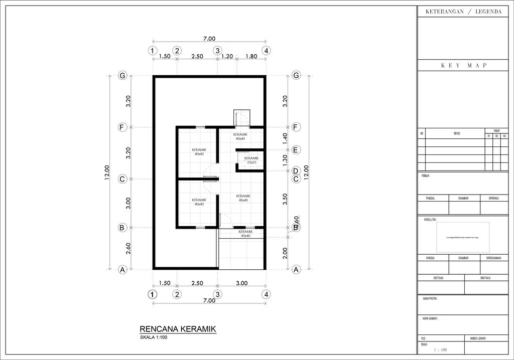 foto denah rumah tipe BLOK D perumahan TANAMAS RESIDENCE 2