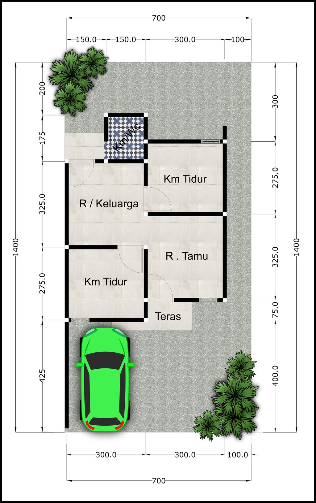 foto denah rumah tipe HADIWIJAYA RESIDENCE perumahan HADIWIJAYA RESIDENCE