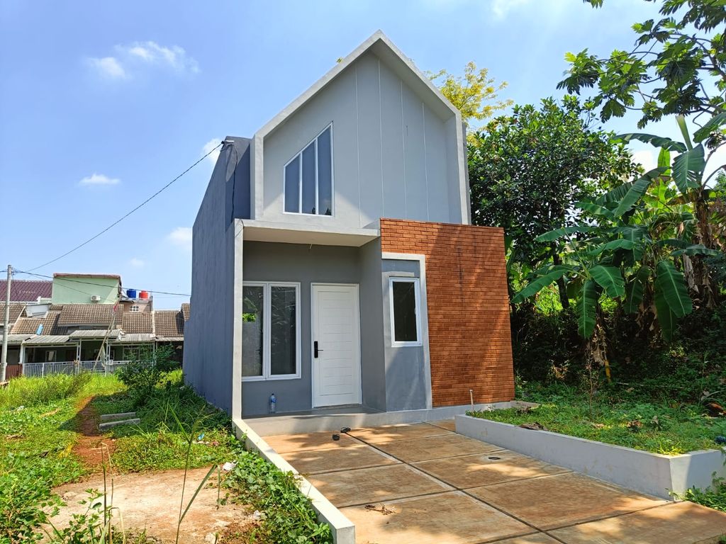 foto tampak rumah tipe 45/90 perumahan CINERE RESIDENCE