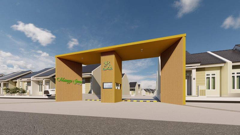 foto gerbang perumahan MANGGO GREEN VILLAGE