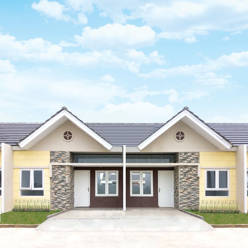 foto tampak rumah tipe ORCHID BATAKO 27/60 (MEI 24) perumahan PANJIBUWONO RESIDENCE