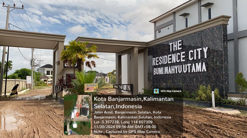 foto gerbang perumahan BWU THE RESIDENCE CITY TAHAP 2
