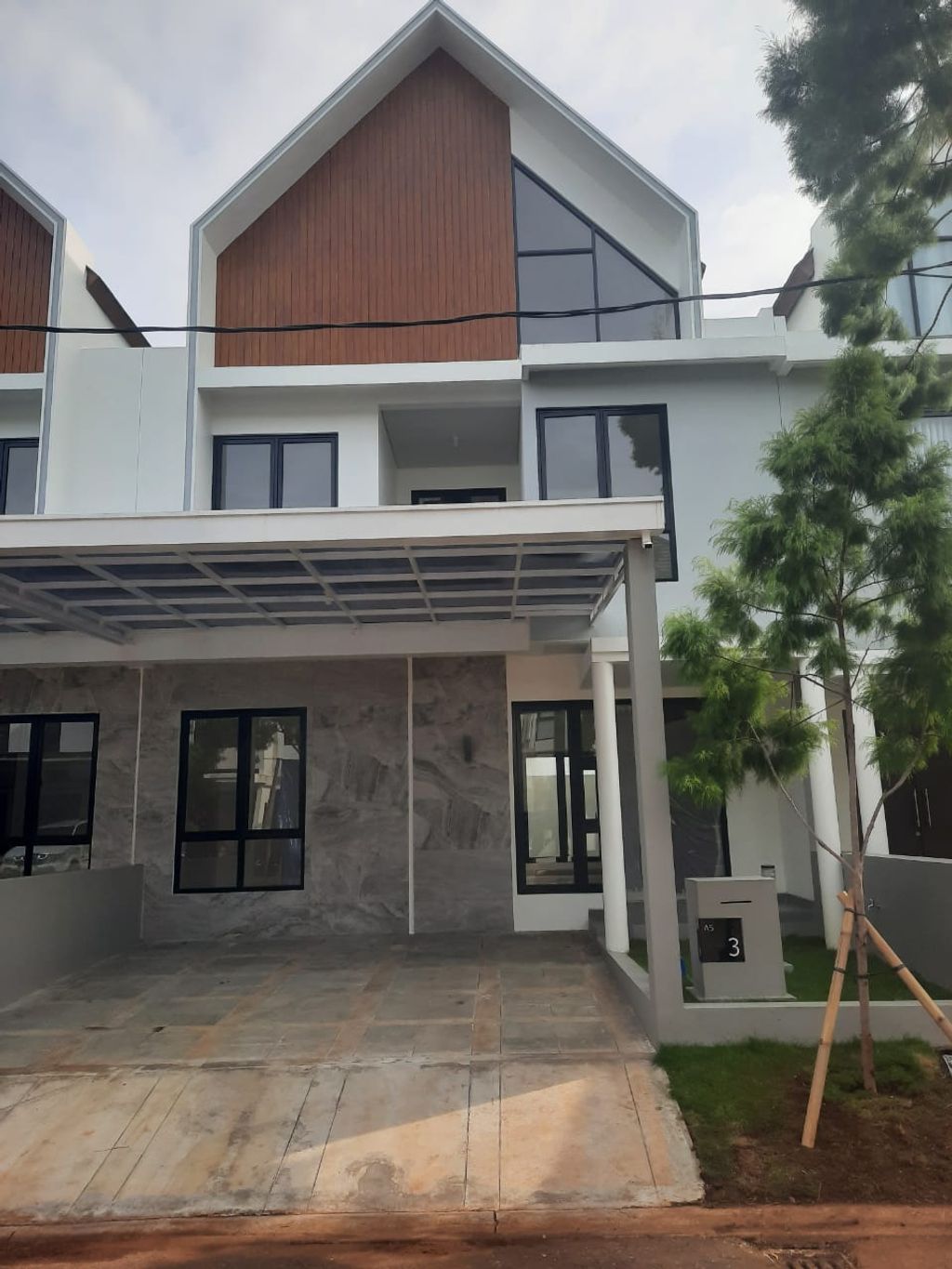 foto tampak rumah tipe KP-A05/03 perumahan KEDATON PARK TAHAP 3B