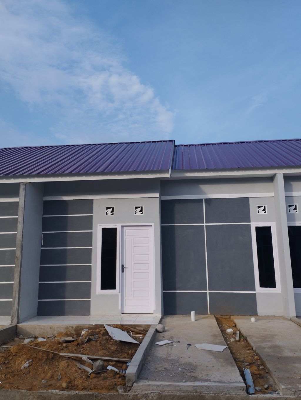 foto tampak rumah tipe 36 perumahan ZAMRUD RESIDENCE JINGARA 2