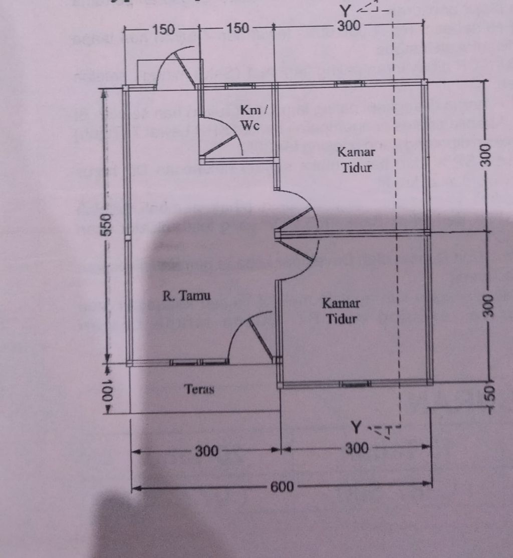 foto denah rumah tipe Subsidi perumahan RAWANG SARI RESIDENCE TAHAP 2