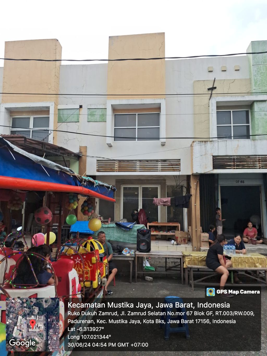 foto tampak rumah tipe RUKO GF 38/76 perumahan DUKUH ZAMRUD