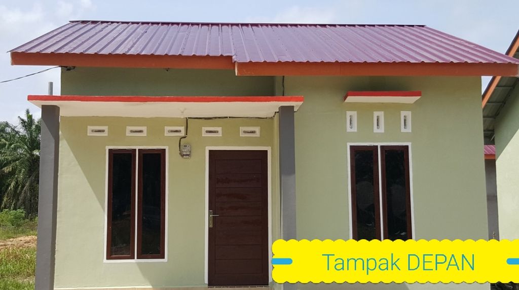 foto tampak rumah tipe RSH36 perumahan MAMPU JAYA LESTARI