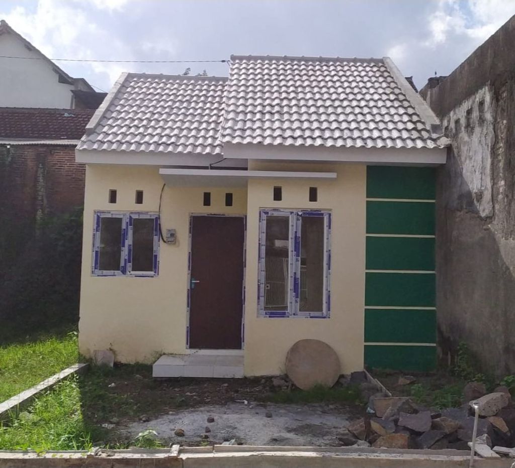 foto tampak rumah tipe 30 luas 84 perumahan GREEN GARDEN 2