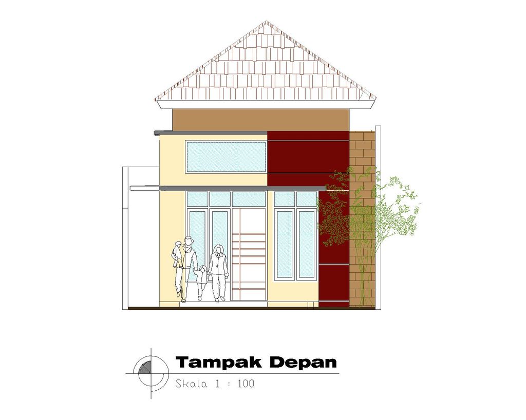 foto tampak rumah tipe SAPPHIRE D perumahan BULAN TERANG UTAMA DAN KAWASAN NEW CITY MALANG