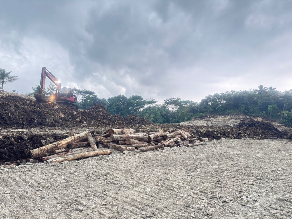 foto posisi tengah perumahan Madena Cimerak Village