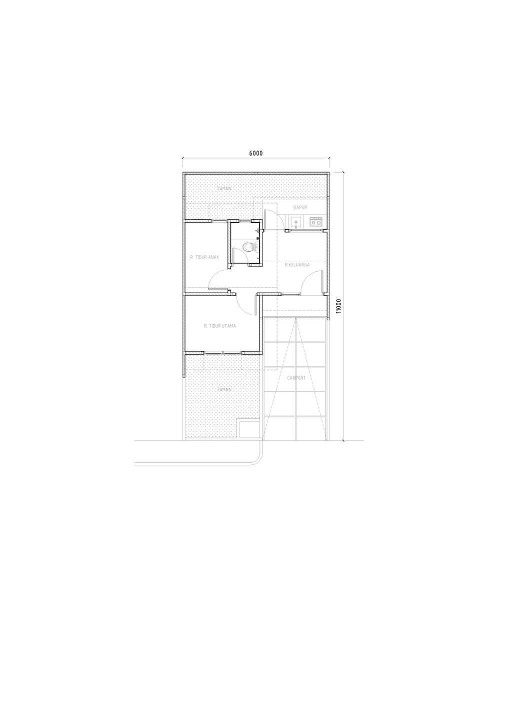 foto denah rumah tipe Millenial Home 1 F10 perumahan Grand Estate Marina City