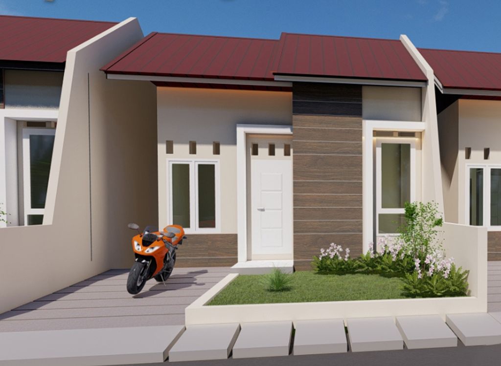 foto tampak rumah tipe 36 Subsidi perumahan GRIYA ANAK AIR PERMAI