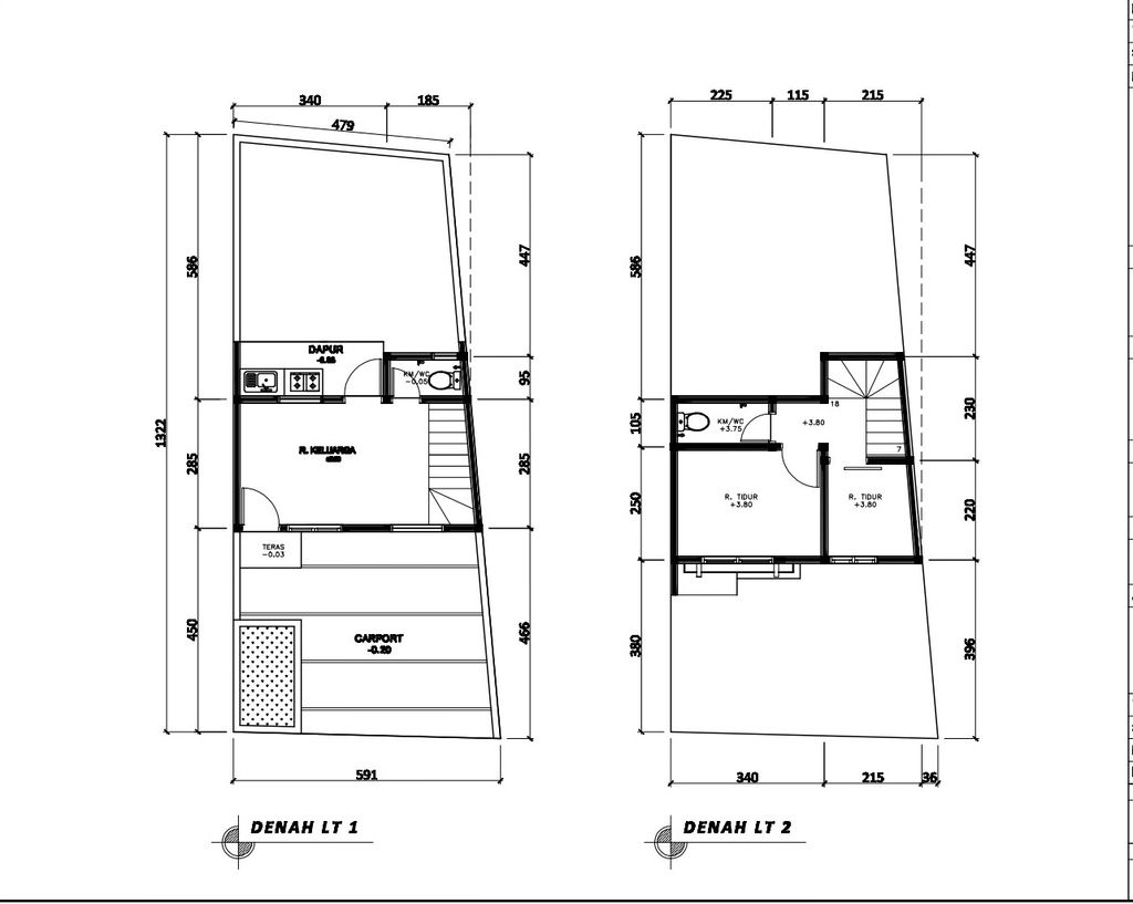 foto denah rumah tipe 38 Compact High Ceiling (2KT)(484) perumahan Seroja Home Residence 4