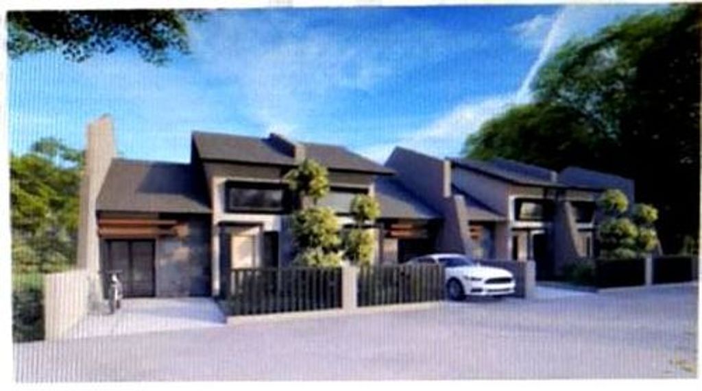 foto tampak rumah tipe 42/90 C perumahan Alana Regency Tambakcemandi Tahap 2 dan 3