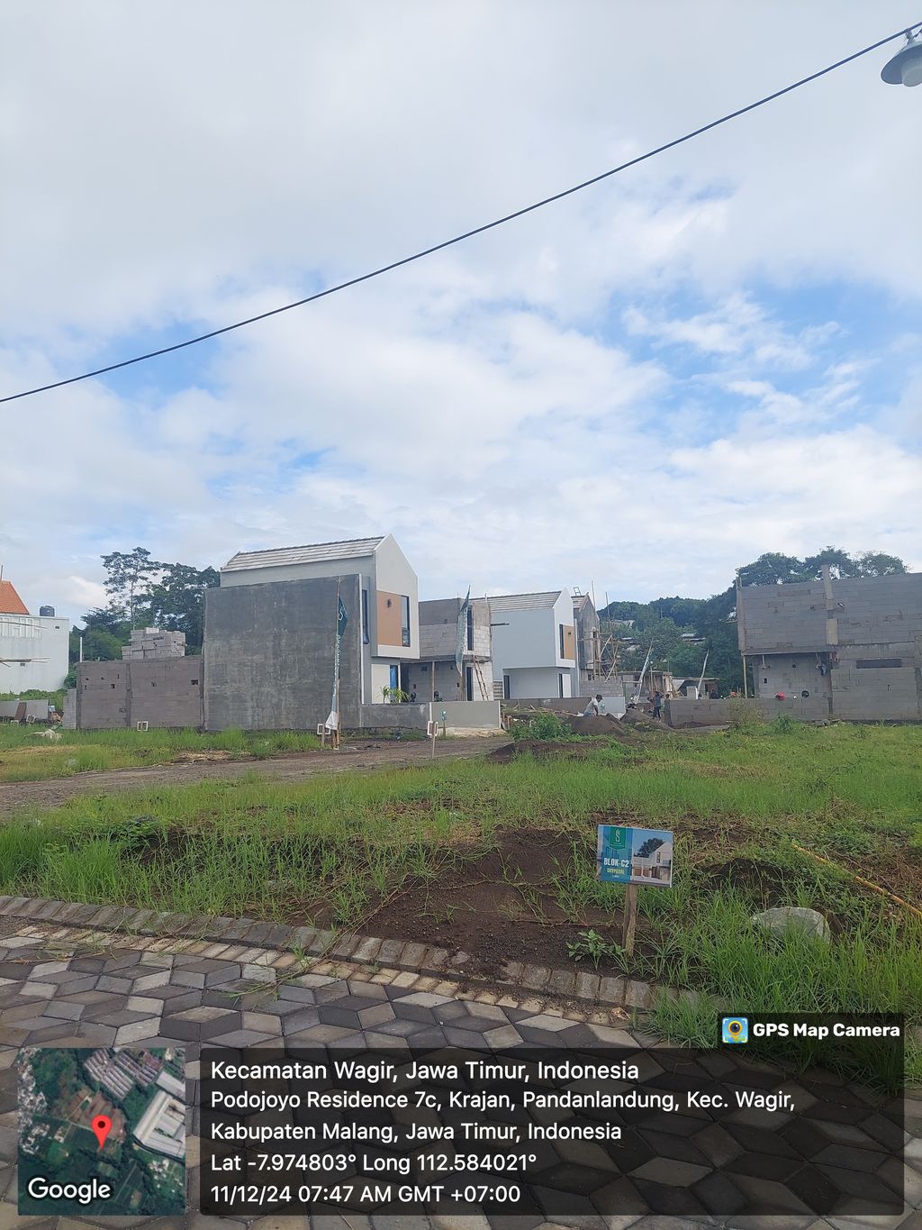 foto posisi tengah perumahan SKYLAND PANDANLANDUNG