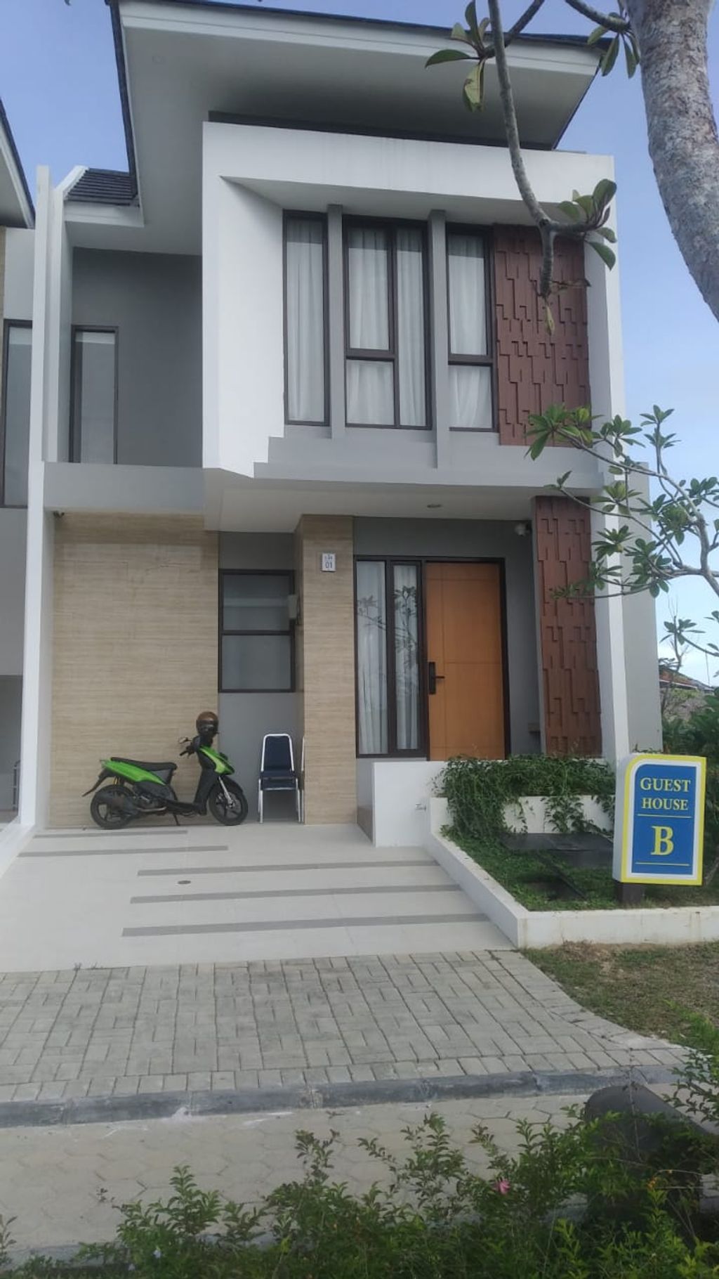 foto tampak rumah tipe ALODIA STANDARD perumahan CITRA CITY BALIKPAPAN