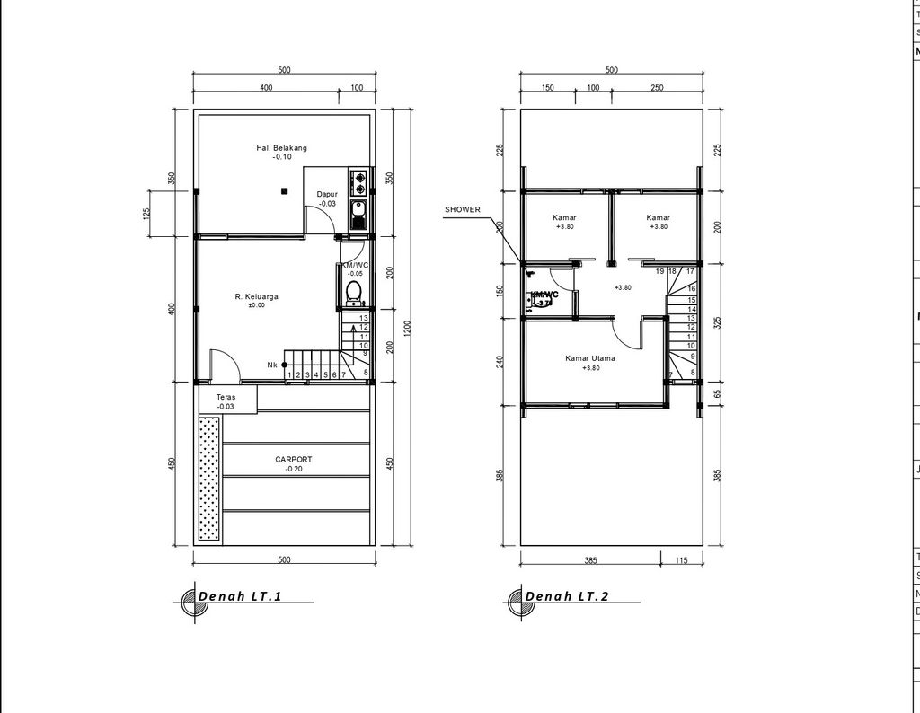 foto denah rumah tipe 50 Compact (3 Kamar) High Ceiling(493) perumahan G-Land Katapang Residence 1
