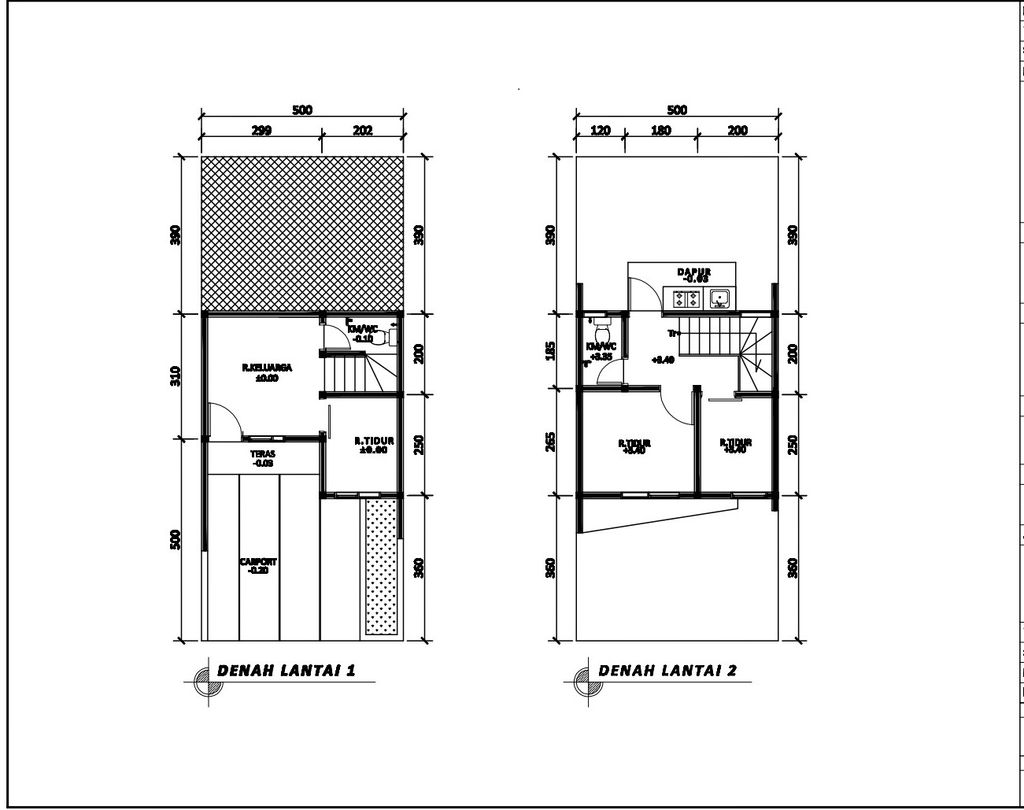 foto denah rumah tipe 414 Superimposed (3 kamar)(481) perumahan G-Land Harmony Hills