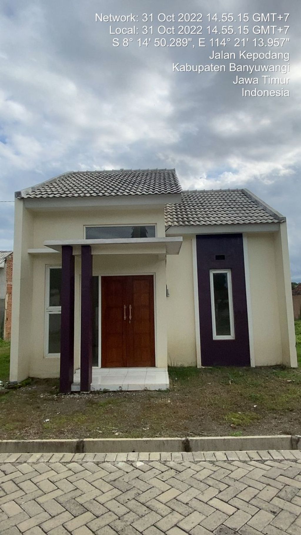 foto tampak rumah tipe 36/96 perumahan DIAMOND 2
