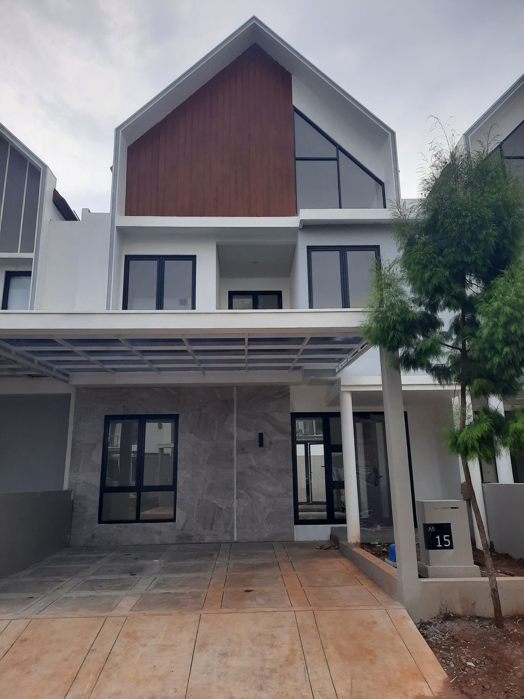 foto tampak rumah tipe HANARA KP A05/15 perumahan KEDATON PARK TAHAP 3B