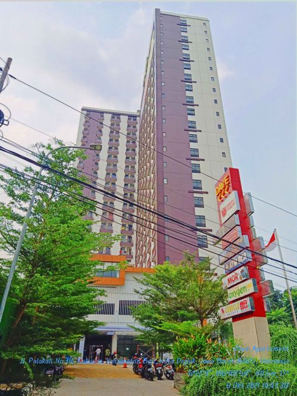 foto tampak rumah tipe ET/19/30 perumahan DAVE APARTEMEN