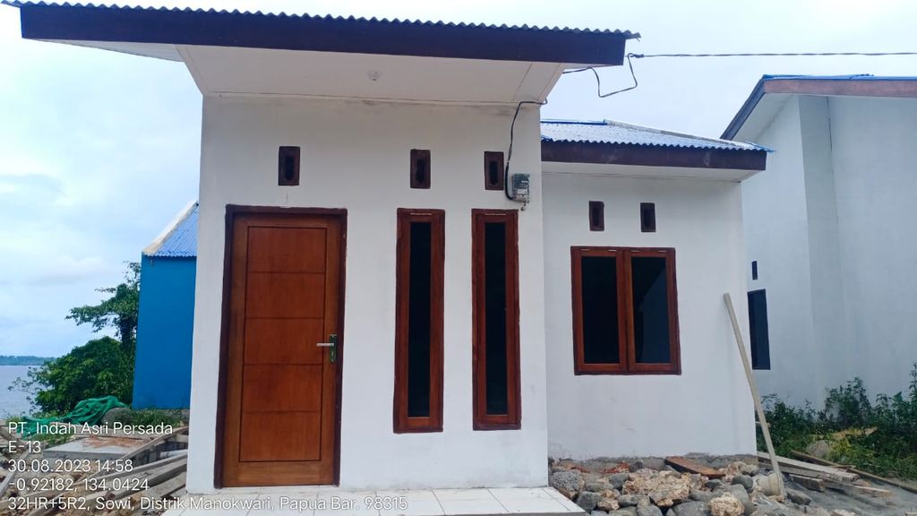 foto tampak rumah tipe 36 perumahan ANGGORI PERSADA REGENCY