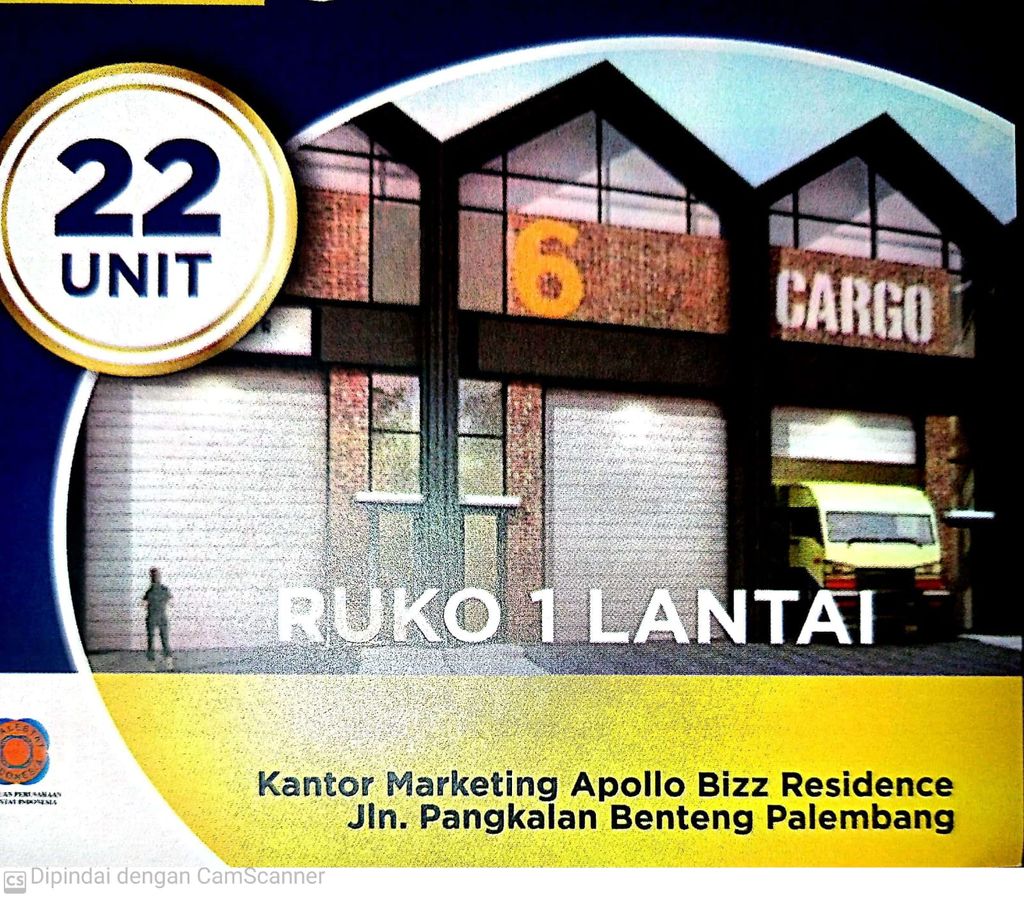 foto tampak rumah tipe 48 perumahan APOLLO PARK