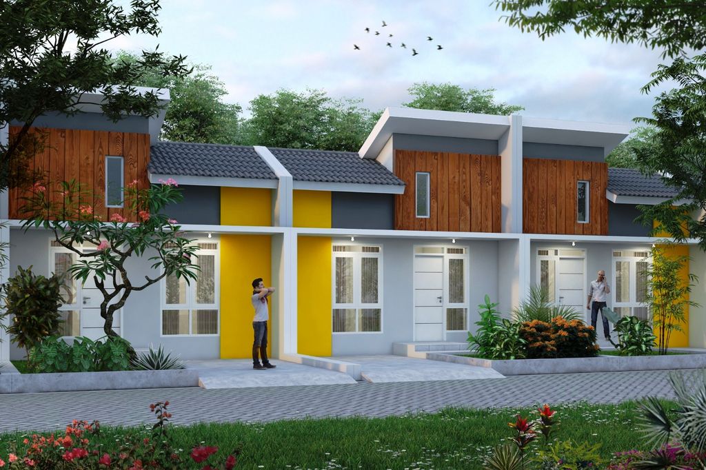 foto tampak rumah tipe AF-1345 (402.500.000) (36/98) perumahan BUMI TAMALANREA PERMAI