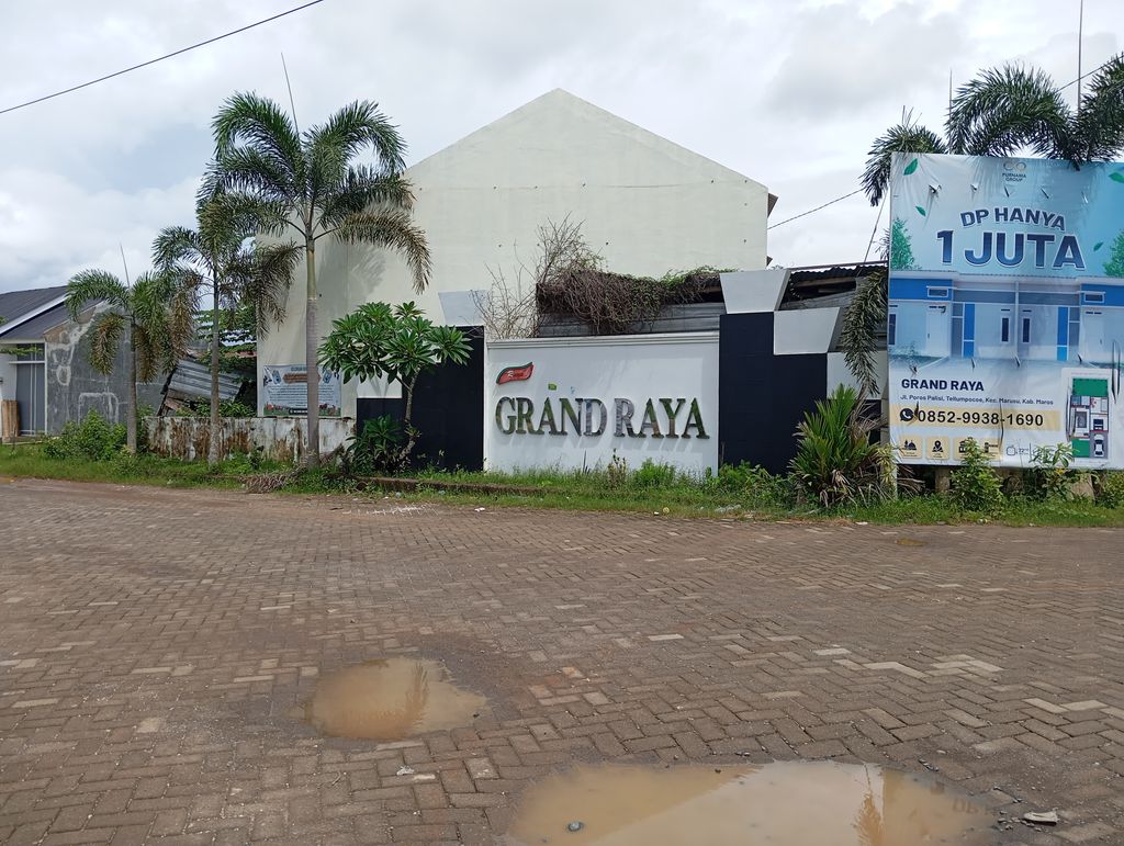 foto gerbang perumahan GRAND RAYA TAHAP 3