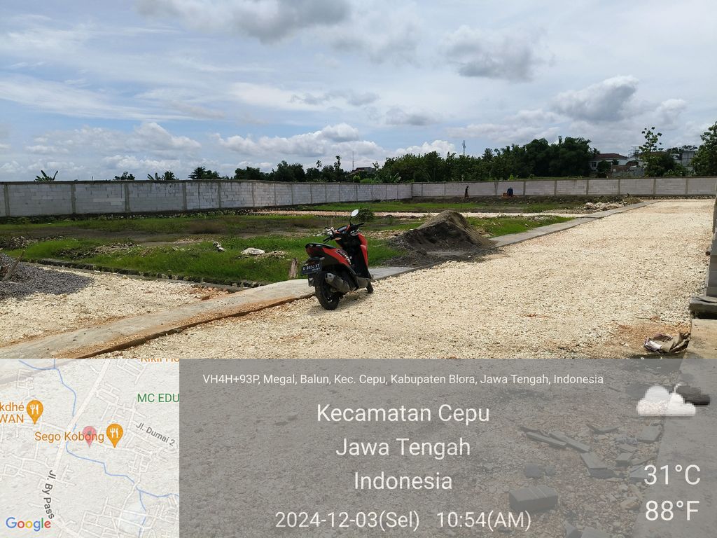 foto posisi tengah perumahan WISMA CEPU INDAH