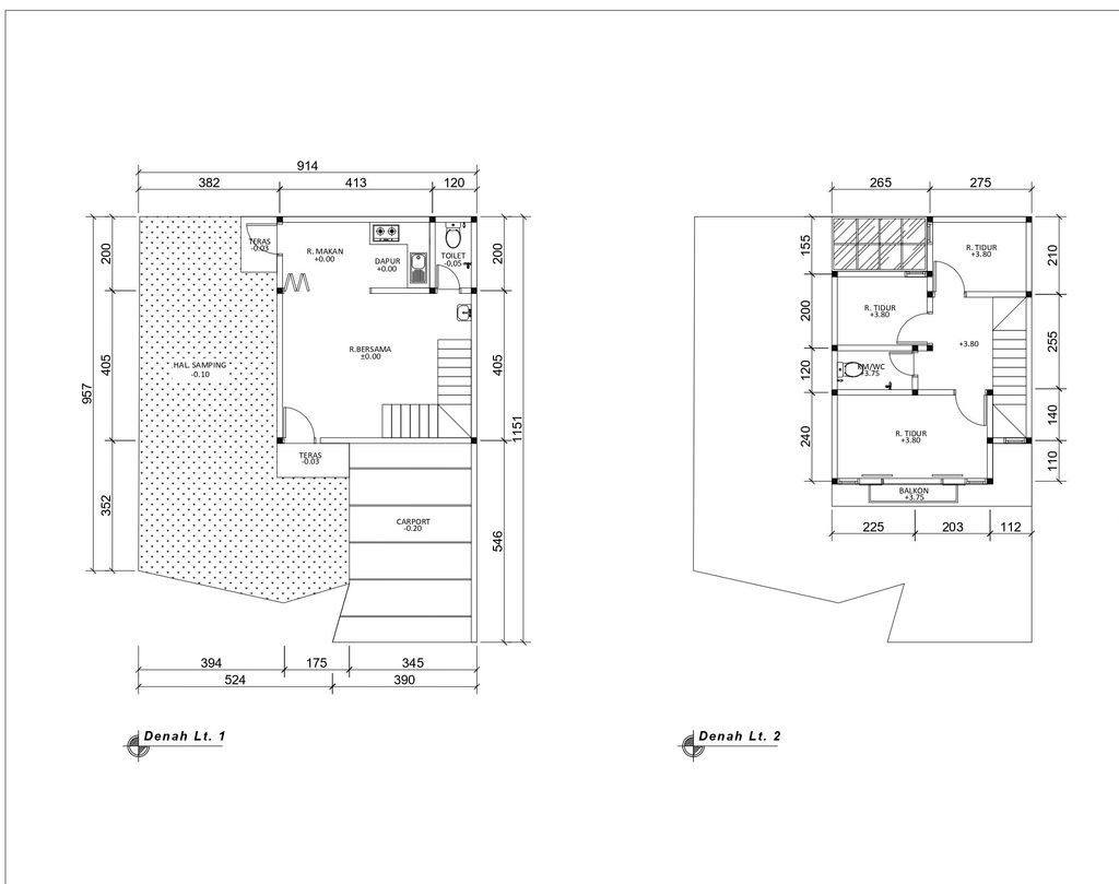 foto denah rumah tipe 67 Compact Classic Modern Baru(1052) perumahan City Garden Residence Blok Fontana