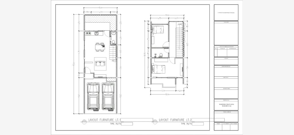 foto denah rumah tipe 77 perumahan Bella Casa Residence