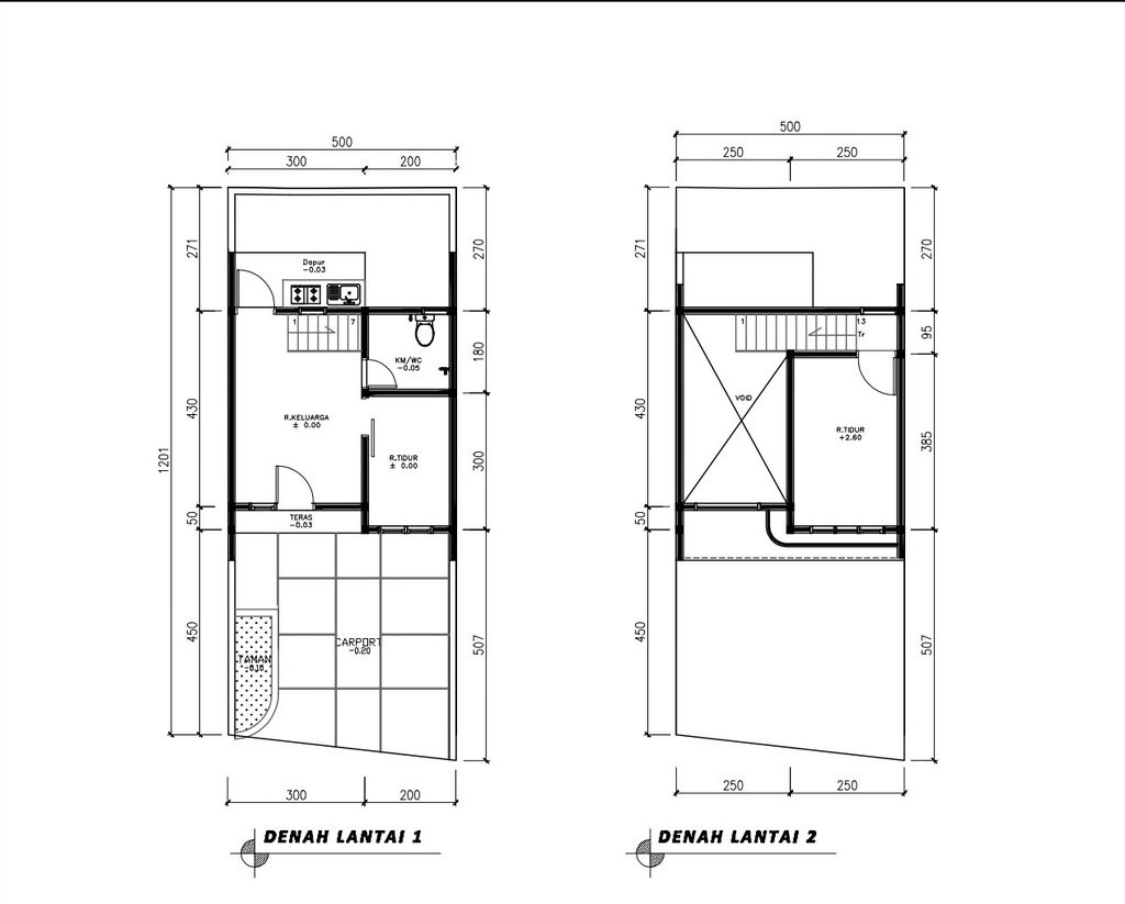 foto denah rumah tipe 36 Mezanin Modern(415) perumahan Cluster Beverly