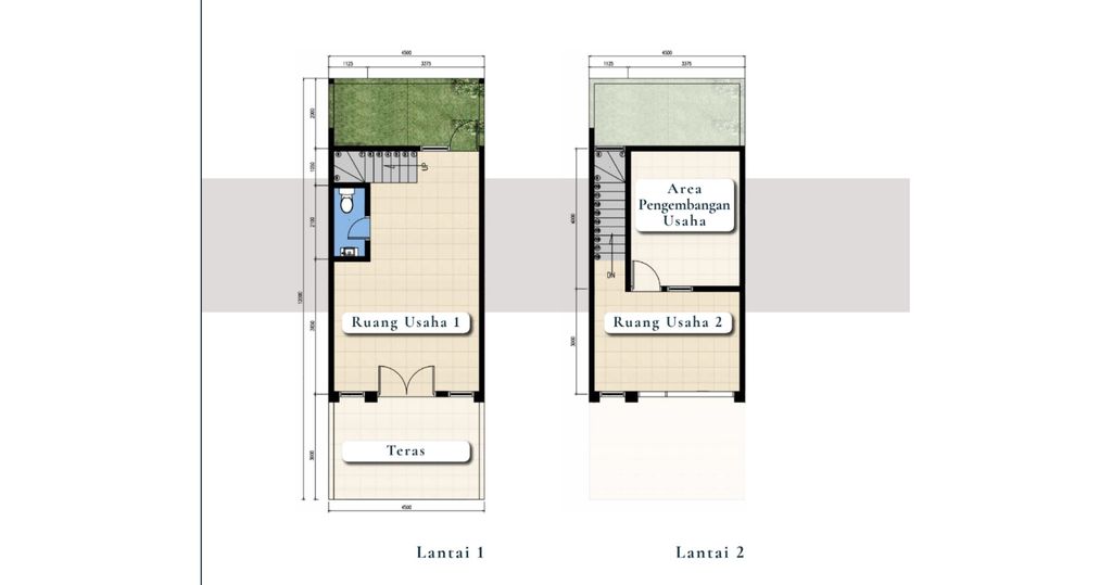 foto denah rumah tipe THE GROVE 55/54 (MEI 24) perumahan GRAND TENJO RESIDENCE-OAKWOOD