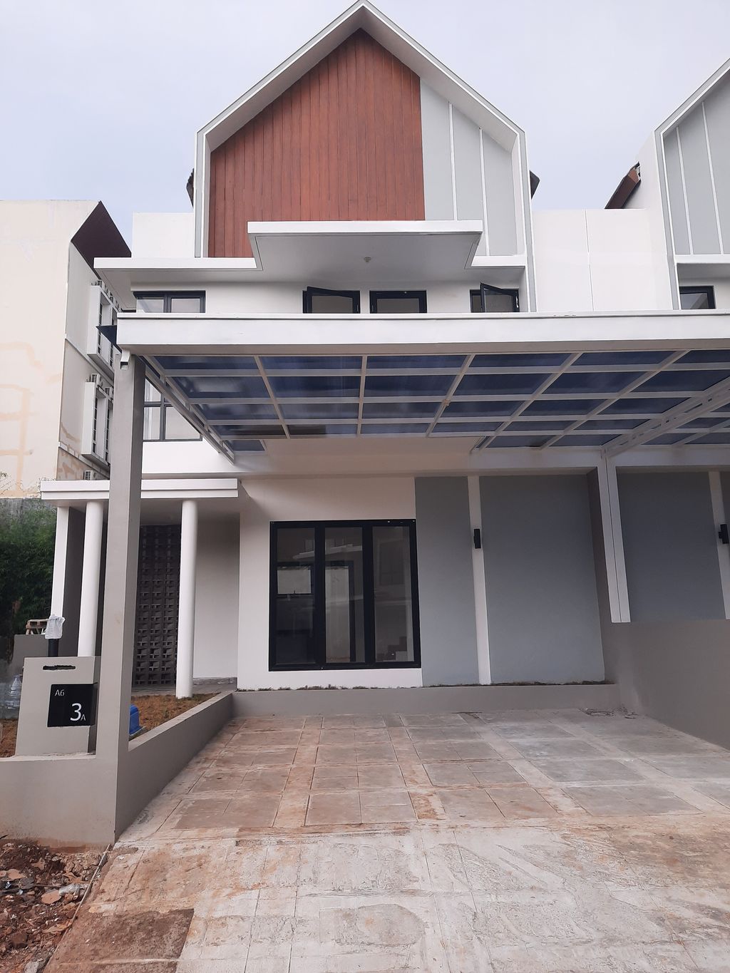 foto tampak rumah tipe NARADA KP A06/03A perumahan KEDATON PARK TAHAP 3B