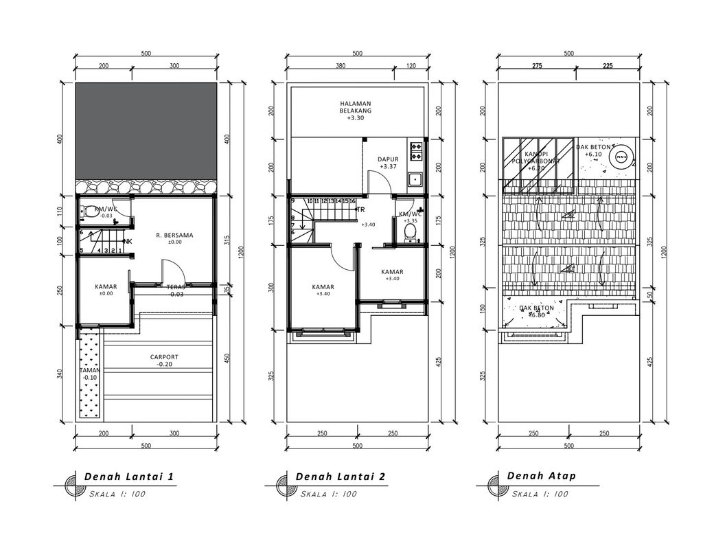 foto denah rumah tipe 41 Compact - Superimposed(395) perumahan G-Land Padalarang Residence 2