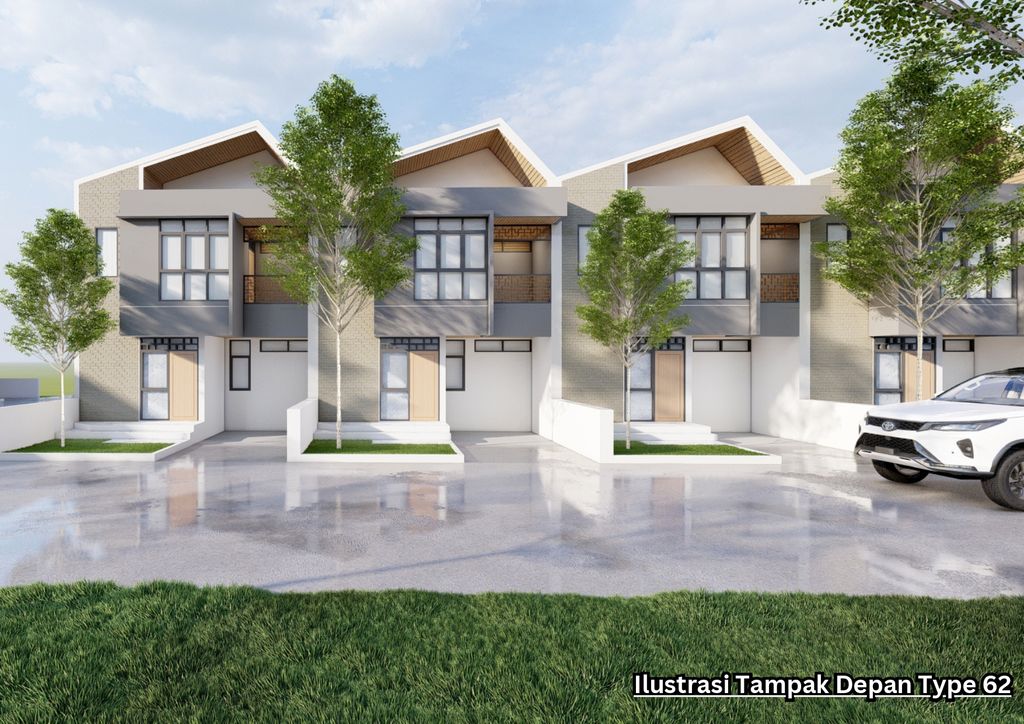 foto tampak rumah tipe 62 perumahan JADE ESTATE B